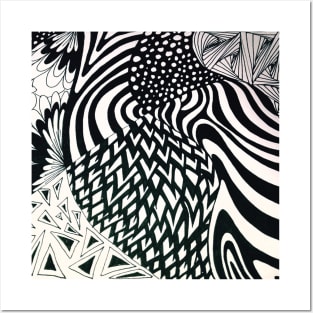 Zentangle mash up Posters and Art